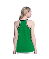 G-iii 4Her by Carl Banks Women's Kelly Green Dallas Stars Curveball Racerback Tank Top