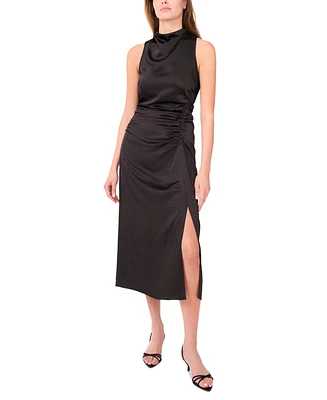 Parker Women's The Ayla Mock-Neck Ruched Midi Dress