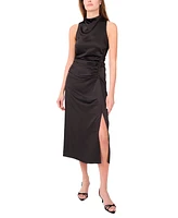 Parker Women's The Ayla Mock-Neck Ruched Midi Dress