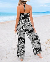 Cupshe Women's Paradise Glow Tropical Jumpsuit