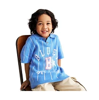 Cotton On Boys Little/Big License Preston Short Sleeve Knit Polo