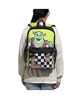 Shrek & Donkey Swamp & Checkered Backgrounds 16” Backpack