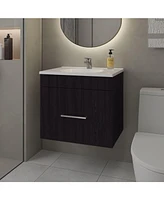 Story Floating Bathroom Vanity Set with Sink