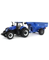 Ertl 1/32 New Holland Genesis T8.355 Tractor with J&M Grain Cart