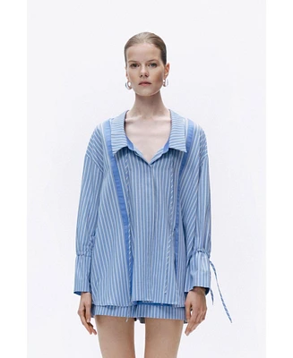Nocturne Women's Shirt with Woven Label Details