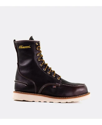 Thorogood Men's 1957 Series Waterproof 8" Briar Pitstop Moc Toe Work Boots for Men