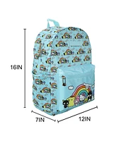Hello Kitty And Friends Favorite Characters Adult 16.5” Nylon Travel Backpack