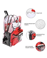 Hello Kitty Strawberries 16” Hooded Backpack