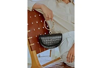 Small Crossbody Leather Classic Handbag Victoria Hyde Half-moon