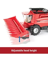 Tomy 1/32 Case Ih 8230 Combine w/ Both Heads, Afs Connect Magnum 380 & Grain Cart Set
