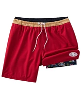 Chubbies Men's 5.5" Red San Francisco 49ers Lined Classic Swim Trunks