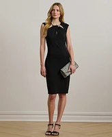 Lauren Ralph Women's Cutout Jersey Cocktail Dress