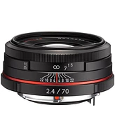 Pentax Smcp-da 70mm f/2.4 Ed Limited Edition Lens for Dslr Cameras, Black