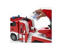 Bruder 1/16 Scania Super 560R Fire Engine Truck with Ladder, Water Pump & Lights & Sounds