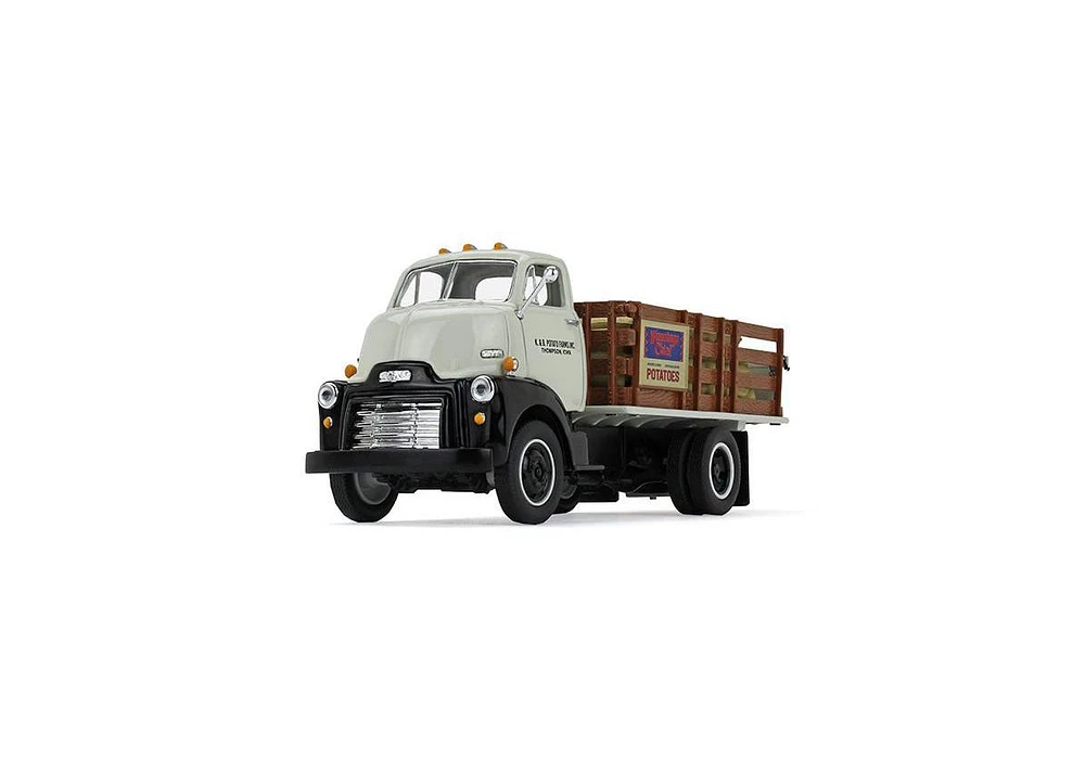 First Gear 1/34 1952 Gmc Coe Stake Truck with Sack Load, K. & B. Potato Farms, Inc.