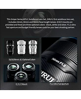 Sirui Sirui Sniper Series f/1.2 Af 3-Lens Kit for Sony E, Silver