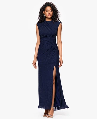 Betsy & Adam Women's Studded Sleeveless Sheath Dress