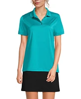 Lands' End Women's Short Sleeve Rapid Dry Polo Shirt