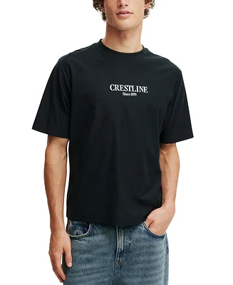 Cotton On Men's Cropped Graphic T-Shirt