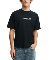 Cotton On Men's Cropped Graphic T-Shirt