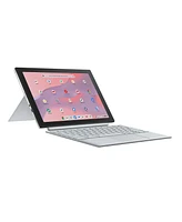 Asus Chromebook CM30 10.5" Wuxga 2-In-1 Touchscreen Laptop, MediaTek Kompanio 520 2.0GHz, 8GB Ram, 128GB eMMC, Chrome Os, Fog Silver