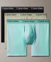 Calvin Klein Men's 3-Pk. Micro Stretch Moisture-Wicking Boxer Briefs