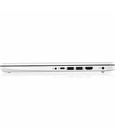 Hp 14-dq3120nr 14" Hd Laptop, Intel Celeron N4500 1.1GHz, 4GB Ram, 64GB eMMC, Windows 11 Home S Mode, Snowflake White