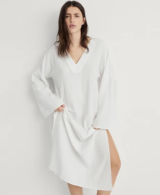 Mango Women's Oversized Pajama Caftan