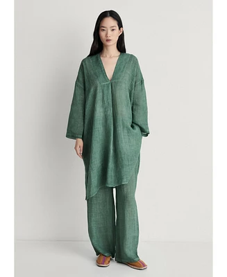 Mango Women's Overdyed Ramie Kaftan