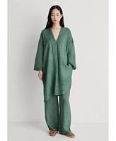 Mango Women's Overdyed Ramie Kaftan