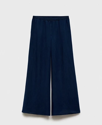 Mango Women's Maternity Lyocell Palazzo Pants