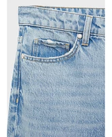 Mango Women's Mid-Rise Straight Jeans