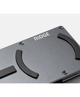 The Ridge Men's Ridge Wallet For Magsafe - Gunmetal - Cash Strap