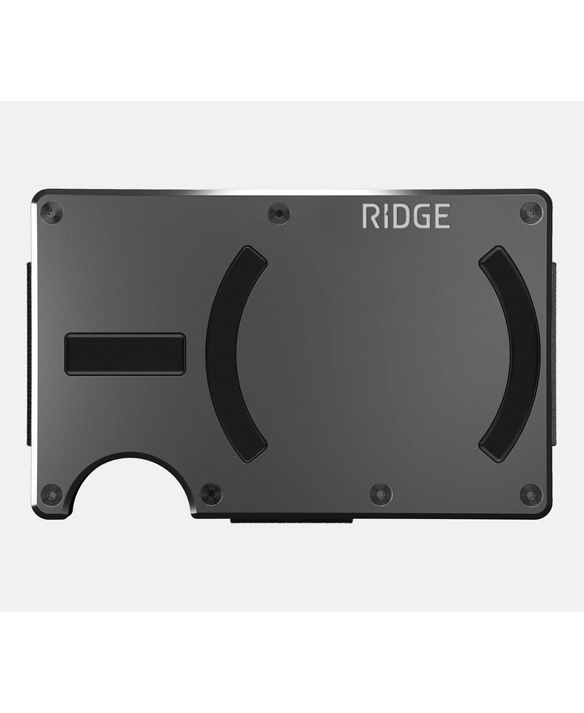 The Ridge Men's Ridge Wallet For Magsafe - Gunmetal - Cash Strap
