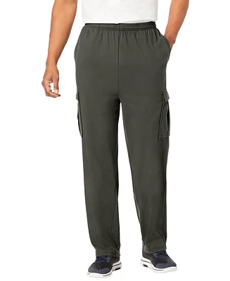 KingSize Men's Lightweight Jersey Cargo Sweatpants