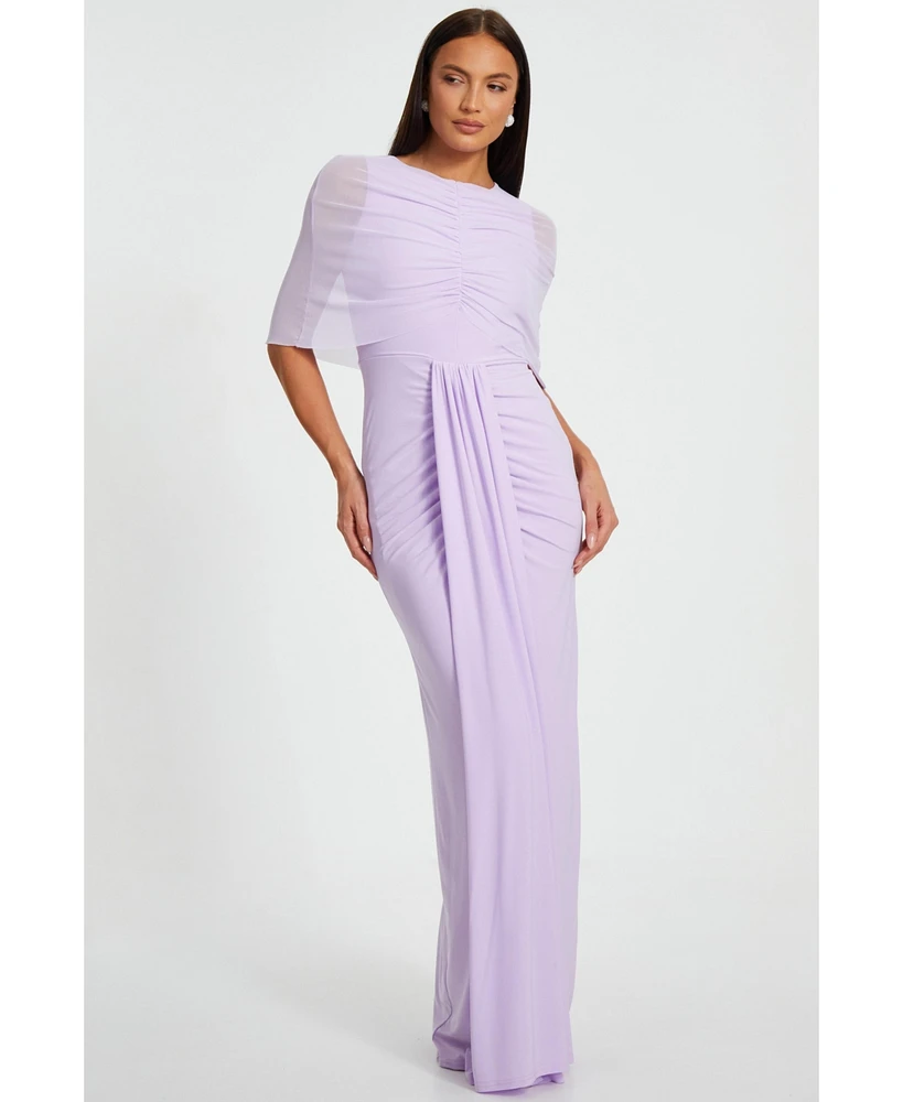 Quiz Women's Ity Draped Maxi Dress
