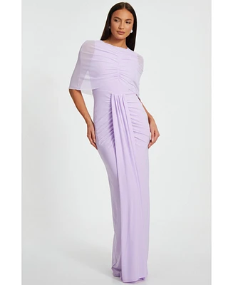 Quiz Women's Ity Draped Maxi Dress
