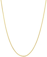 Steeltime Women's 14K Gold Plated Snake Chain Necklace