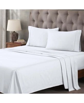 Superior Egyptian Cotton 400 Thread Count Solid Deep Pocket Sheet Set