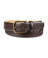 Club Room Men's Feather Edge Top Stitch Dress Belt