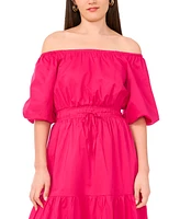 Vince Camuto Women's Off-The-Shoulder Tiered Maxi Dress