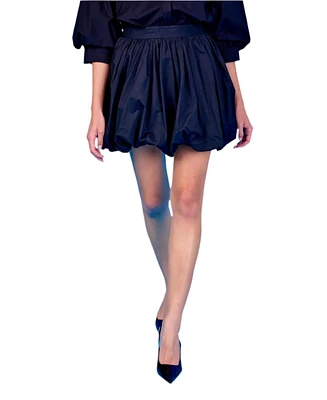 endless rose Women's High Waisted Bubble Skirt