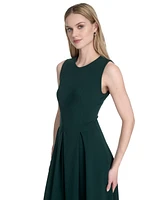 Calvin Klein Women's Sleeveless Midi A-Line Dress