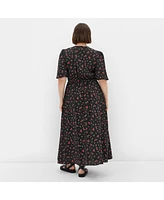 City Chic Plus Jolene Print Maxi Dress