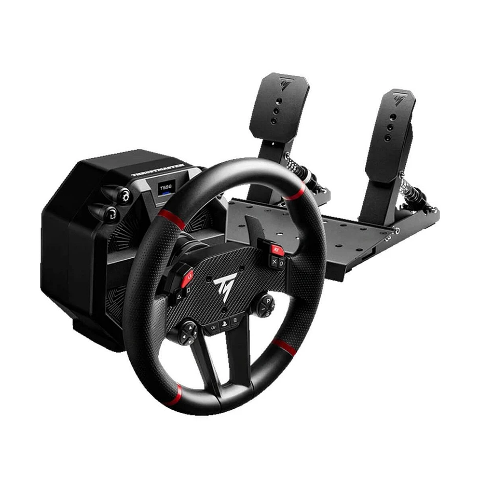 T598 Direct Axial Drive Force Feedback Racing Wheel and Pedal Set - PS5, PS4, Pc