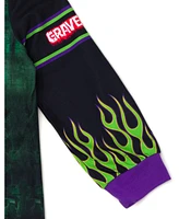 Monster Jam Boys Grave Digger Zip Up Coverall