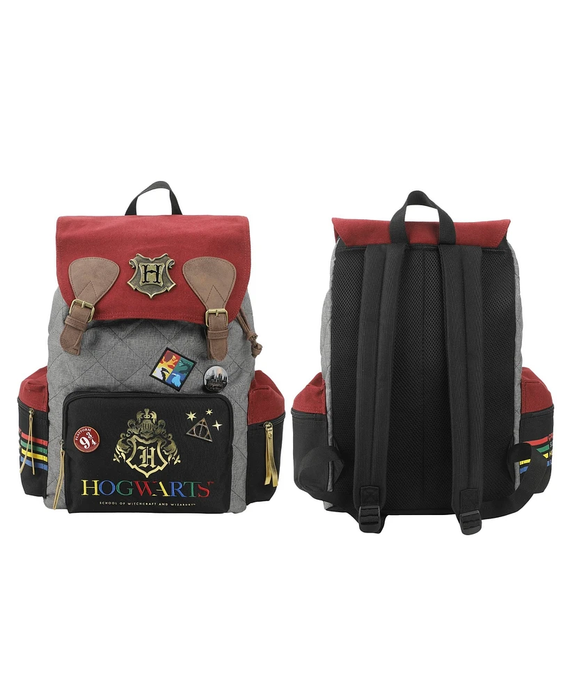 Harry Potter Hogwarts Decals 17" Rucksack Backpack