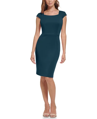 Calvin Klein Women's Short-Sleeve Sheath Dress