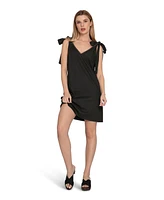 Belle & Bloom Women's Burning Love Tie Shoulder Mini Dress