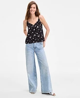 On 34th Women's Floral V-Neck Camisole Top, Exclusively at Macy's